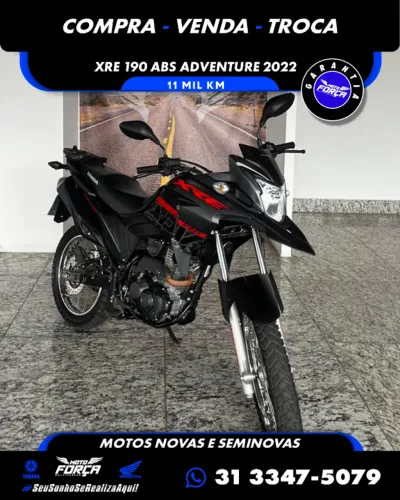XRE 190 Adventure Ano2022 Doc2025 Garantia e Procedência