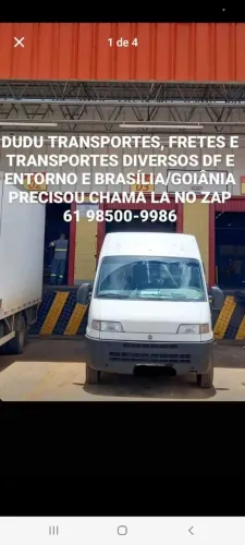 Fretes diversos DF E ENTORNO E BRASILIA ANÁPOLIS E GOIÂNIA * 