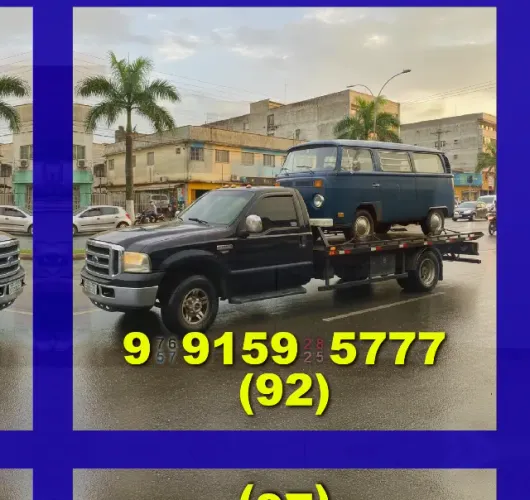 Guincho disponível em Santa Etelvina, Novo Israel e Monte das Oliveiras! Segurança total!