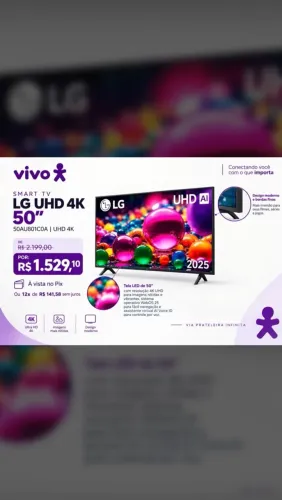 SMART TV LG 50 polegadas