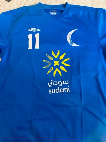 Camisa Umbro oficial de jogo do Al Hilal e com história