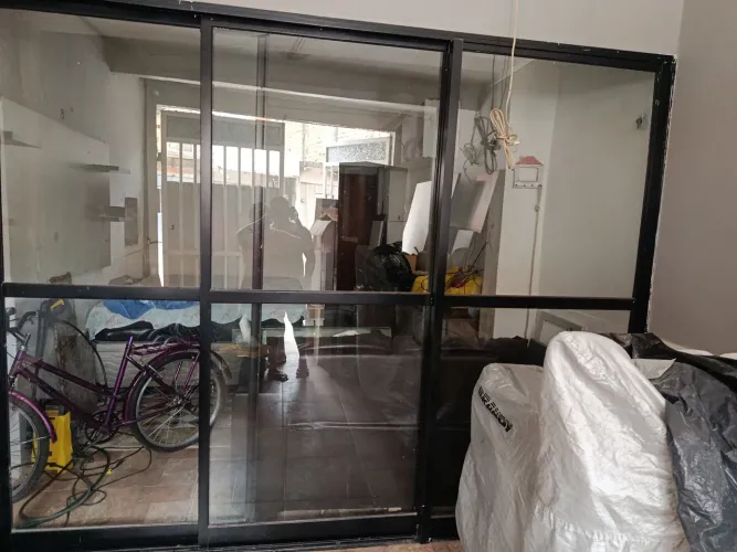 Portal de vidro 3 folhas