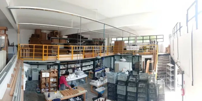 Expansão interna com mezanino