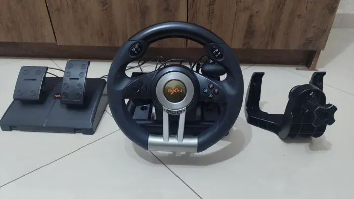 Volante Gamer Vibração Joystick