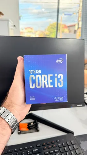 PROCESSADOR INTEL CORE I3 10100F SOCKET LGA 1200 / 3.6GHZ / 6MB (novo)