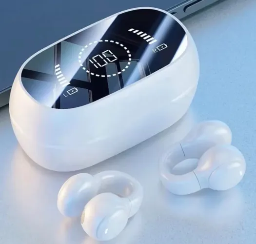 Fone de Ouvido Bluetooth Sem Fio Digital Alta Qualidade Intra Auricular