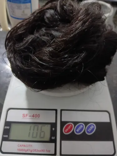 Cabelo humano na tela
