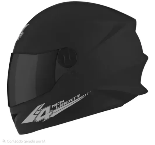 Capacete N60 viseira Fumê. Novo lacrado. Selo Inmetro.