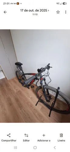 Suporte para bike chão