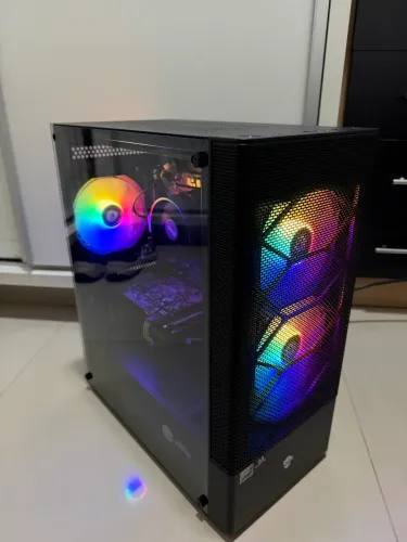 Pc Gamer Completo Ryzen 5 5500 16gb ram RX 6500 1Tb ssd