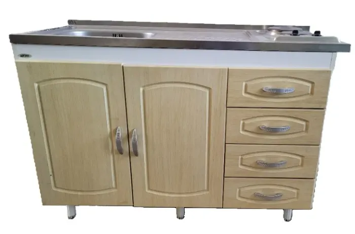Pia com cooktop elétrico embutido de aco inox com 2 placas em ferro fundido