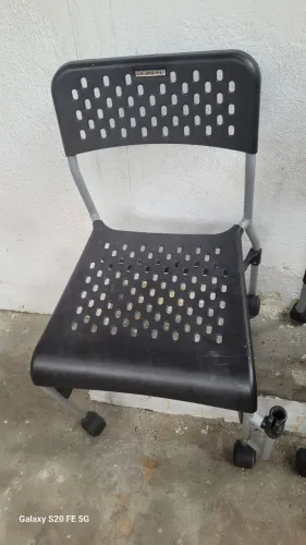 Cadeira Manicure Cirandinha Mesa Preta Dompel Profissional
