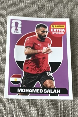 Figurinha Extra Mohamed Salah (roxa) Copa do Mundo 2026 -PANINI