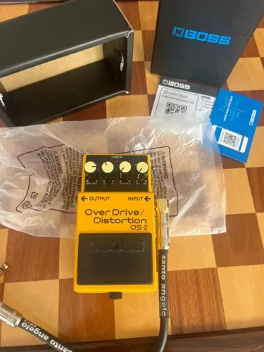 Pedal Boss Os2 Overdrive/distortion zero na caixa SO VENDAS