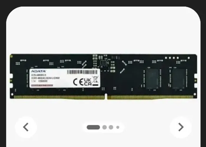 memória ram adata 1x8 DDR5 5600mhz