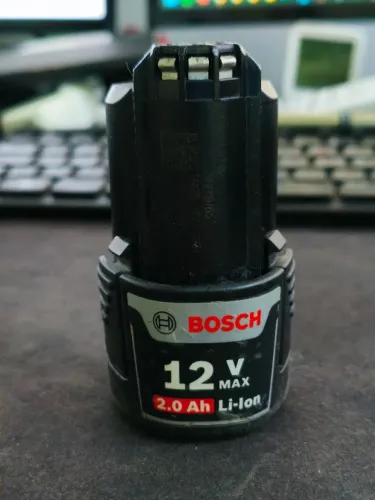 Bateria original Bosch 12V 2Ah GSR 12-LI GSB 12V30 10,8V-LI parafusadeira usada