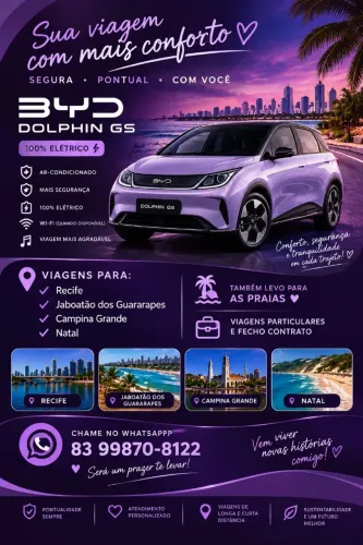 Viagem particular e motorista particular