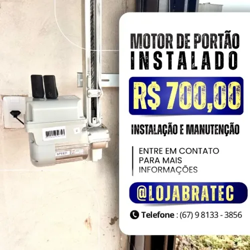Motor para portão de elevação de 1/4 de HP 8 segundos