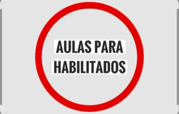 Aulas para habilitados 