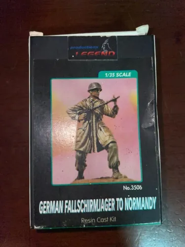 Kit Figura Resina German Fallschirmjager To Normandy 1/35