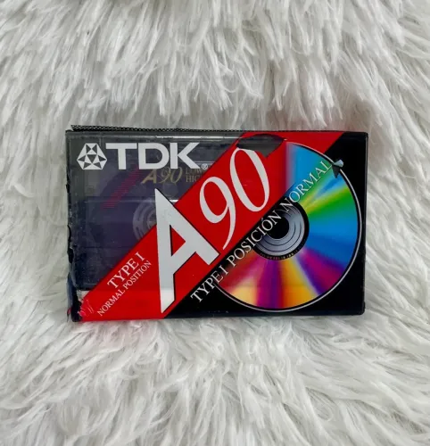 Fita K7 TDK A90 Lacrada Nova Para Colecionador