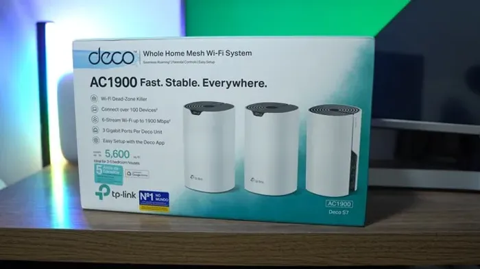 Kit Roteador Mesh AC1900 TP-Link Deco S7(3-pack)