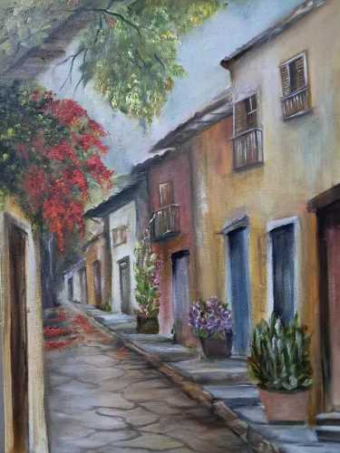 Quadro de pintura a óleo