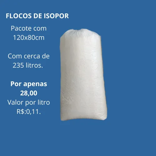 Flocos de isopor para concreto leve, enchimento de puffs...