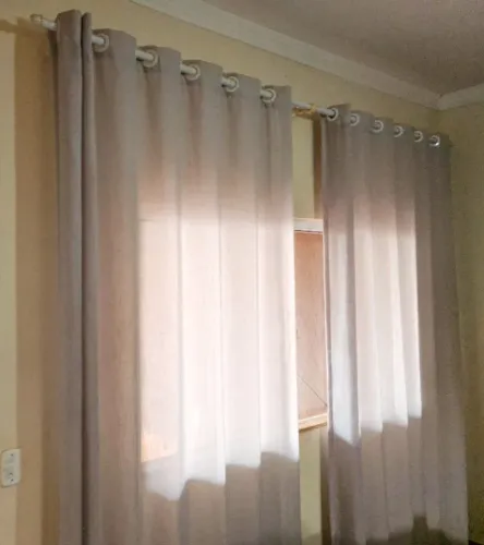 cortina com varão
