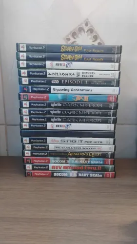 Lote de jogos de Ps2 Playstation 2 - 50,00 a unidade levando tudo