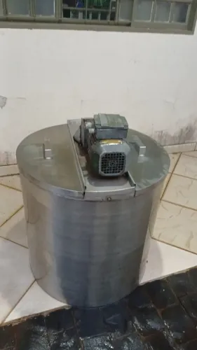 Panela Cervejeira Inox 140L Com Agitador Motorizado - Chapa Grossa Industrial
