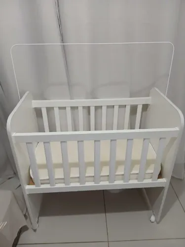 Mine berço com colchão