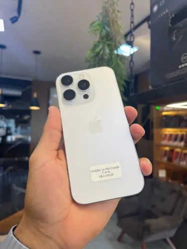 iPhone 16 Pro 256GB Branco 87%