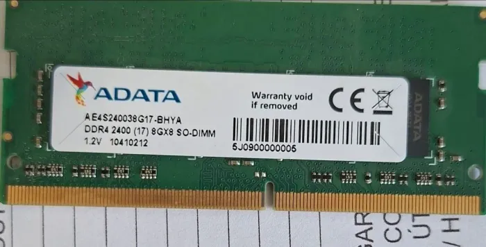 Memória RAM Adata 8gb DDR4 2400MHZ