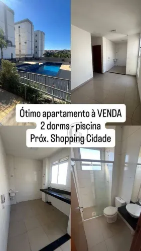 Apartamento com 2 quartos à venda, 47 m² por R$ 215.000 - Residencial Solar do Vale - Soro