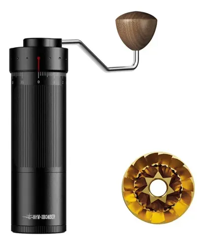 Mhw-3bomber R3 Pro Moedor Manual De Café Ajuste Preciso Preto