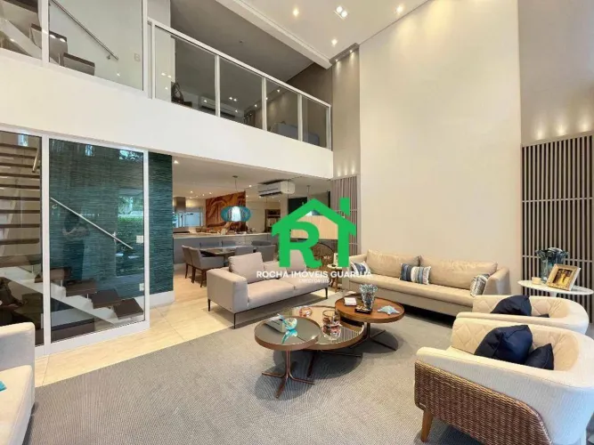 Casa à beira mar com 5 quartos (5 suítes), 5 vagas e lazer à venda em Pernambuco, Guarujá