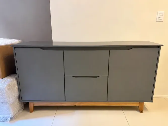 Aparador buffet cinza chumbo