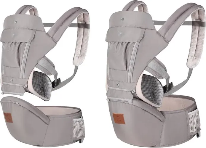 Canguru ergométrico para transporte de seu bebê