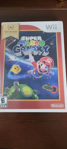 Jogo wii Super Mario Galaxy versão Nintendo Selects