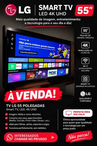 TV LG 55 Polegadas