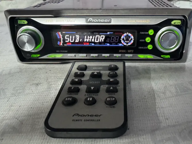 Cd radio com Bluetooth Pioneer deh-p5780mp frente novinha e na promoção 799,90