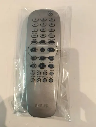 Controle remoto original da Philips para aparelhos de DVD, modelo RC2K16