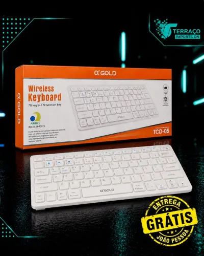 TECLADO BLUETOOTH GOLD TCD-05