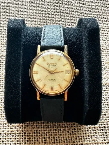 RELÓGIO VINTAGE - CLASSIC DE LUXE - 25 RUBIS - AUTOMÁTICO - SWISS MADE