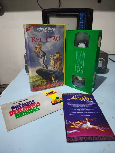 Vhs Rei leão com encartes