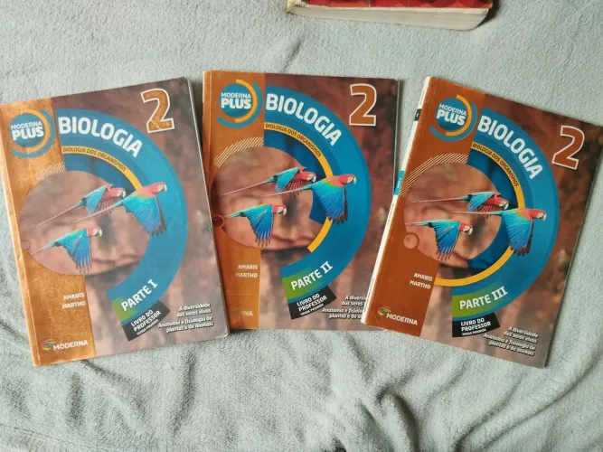 Kit Biologia Moderna Plus - Vol 2 (Amabis e Martho) - 3 Livros