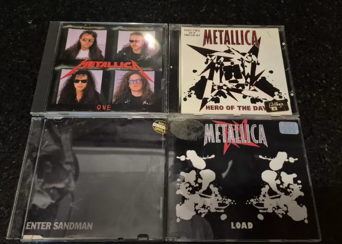 4 cds raros Metallica