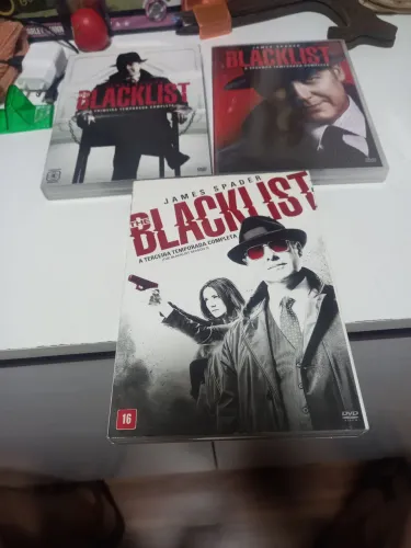 DVDS   THE BLACK LISTT PRIMEIRA A TERCEIRA TEMPORADA COMPLETA 