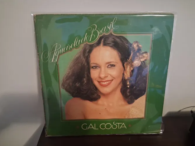 Lp disco de vinil Gal costa Aquarela